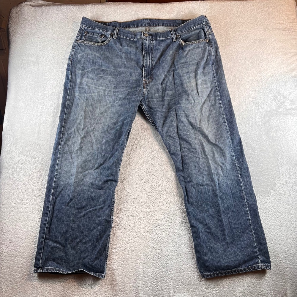 Levis 569 Loose Straight Leg Jeans Mens 44x30 fits 42x27.5 Blue READ